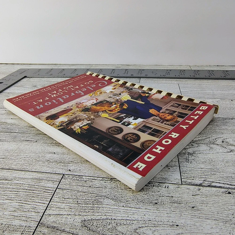 Celebrations So Fat Low Fat No Fat Cookbook Betty‎ Rohde Comb Spiral 1999 GOOD